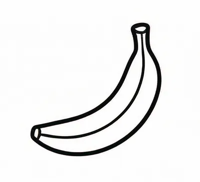 a banana is shown in this drawing 1.webp